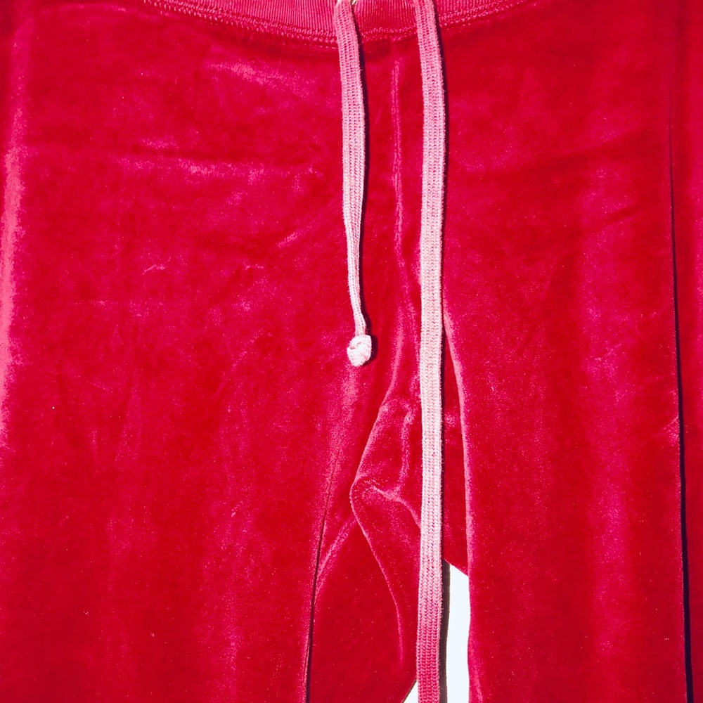Juicy Couture Maroon velour pants